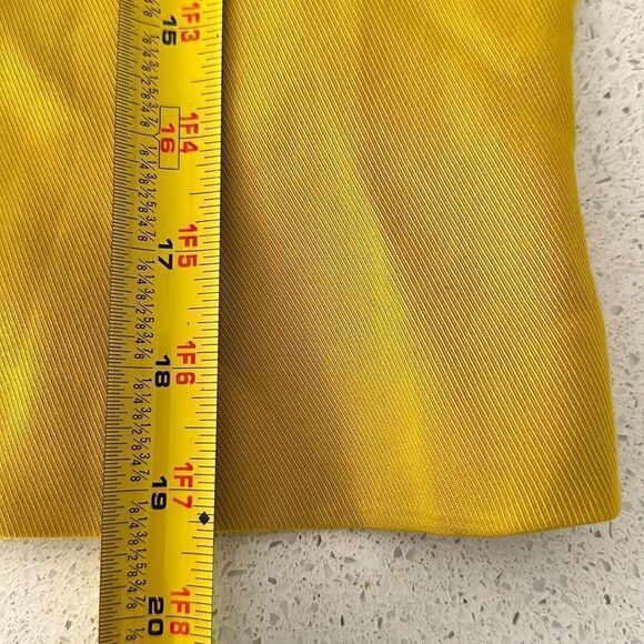 NWT Free People Gabbie Vest Suit Tuxedo Cropped Tailored Slim Collared Mustard - Picture 11 of 16